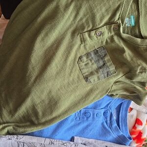 Garanimals Olive Button-Up Shirt